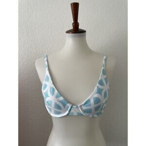 Kenny Flowers Swimsuit Bikini Top The Maldives Print Swimwear